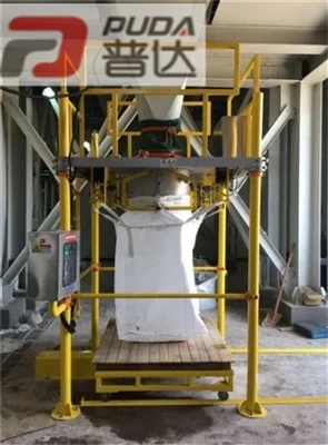 Pèfòmans ak Aplikasyon Vibration Tonne Bag anbalaj machin